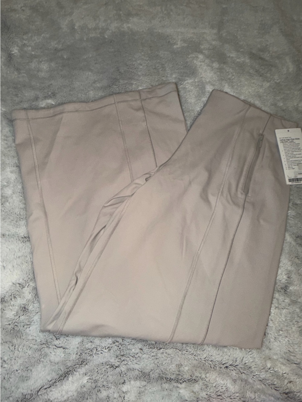 lululemon athletica Wide-Leg Pants in Light Taupe